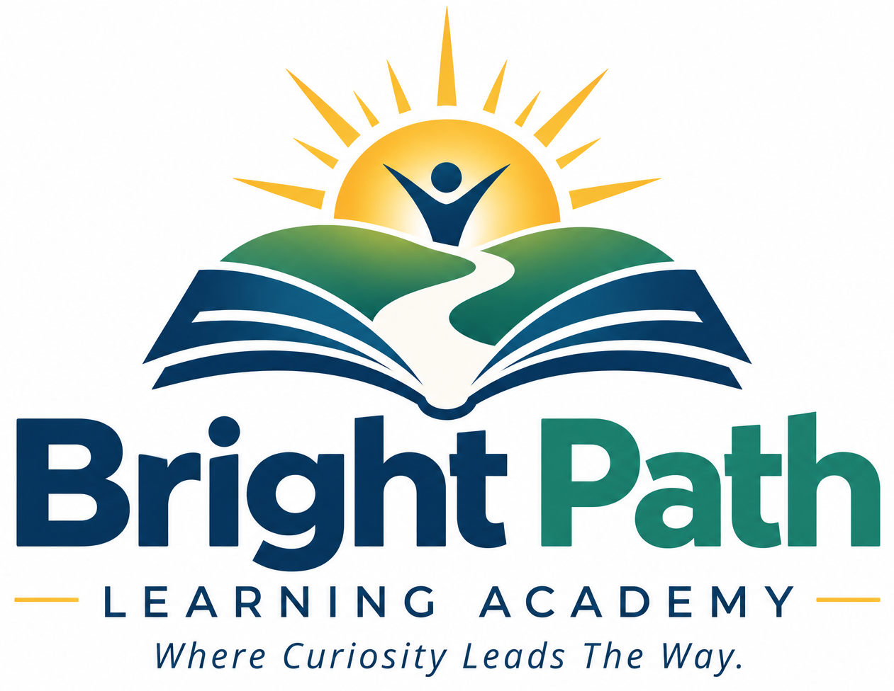 Bright Path Learning Academy logo concept