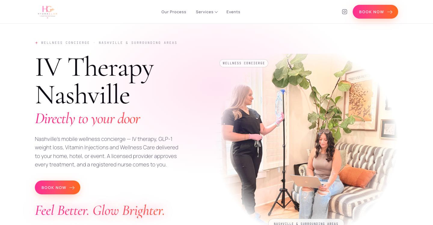 HydraGlow website